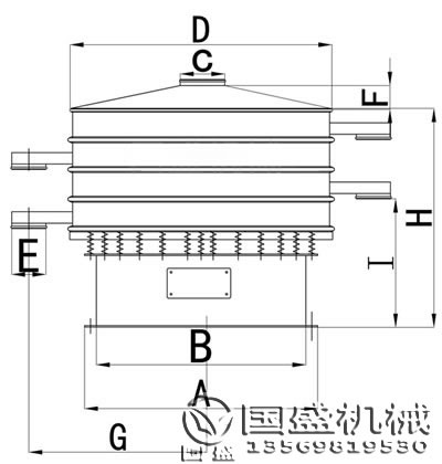 旋振篩結(jié)構(gòu)圖